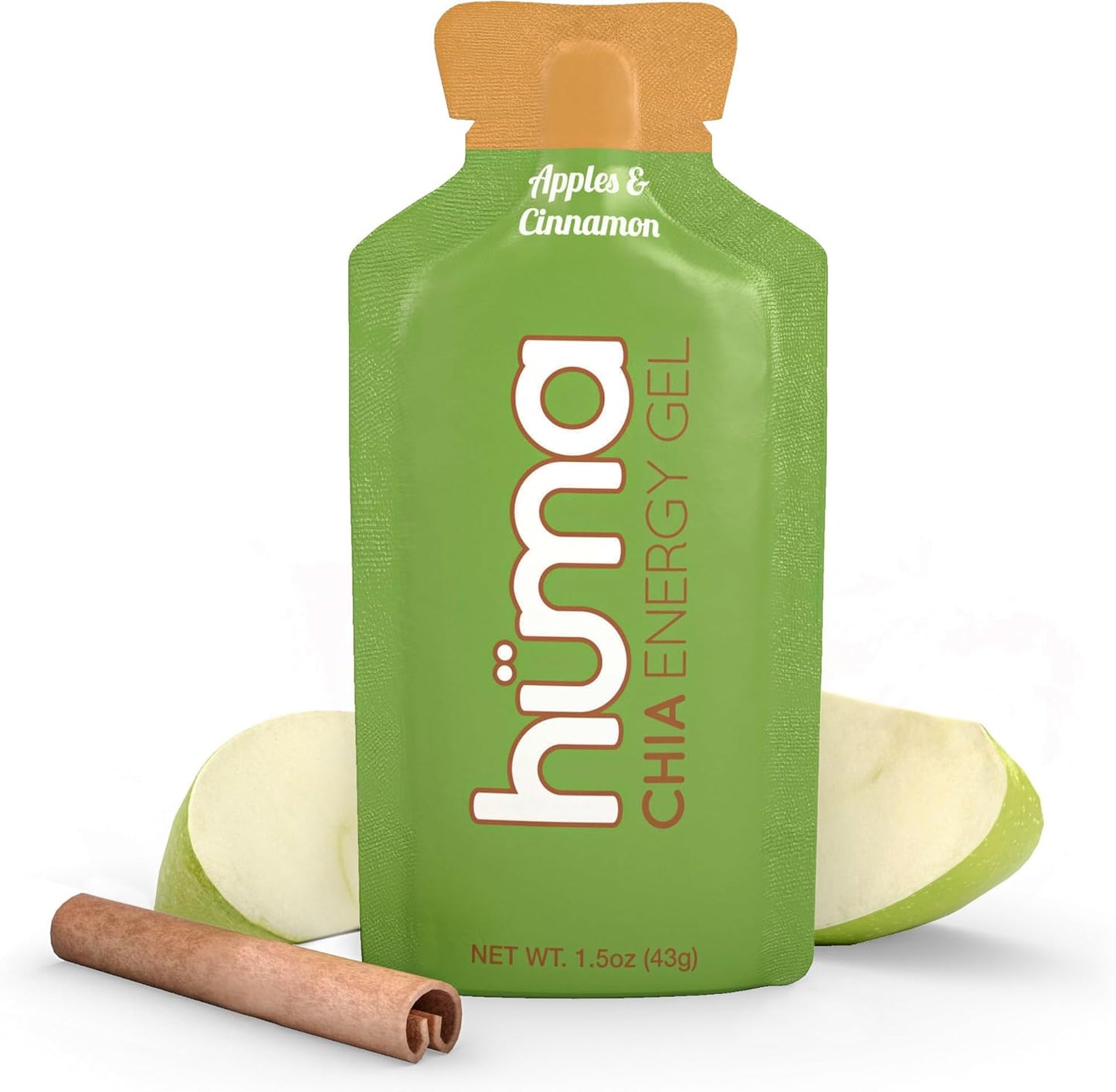 Huma Chia Energy Gel, 12 Gels, 4 Flavors - Premier Sports Nutrition for Endurance Exercise